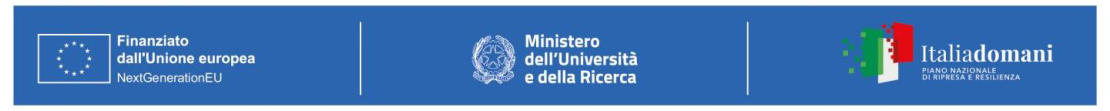 Finanziato dall'Unione Europea - NextGenerationEU | Ministero dell'Università e della Ricerca | Italia Domani